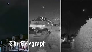 video: Watch: Meteor lights up sky over Westminster and Wolverhampton