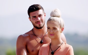 Tommy and Molly-Mae Hague on Love Island.