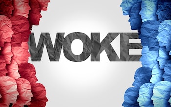 An illustration of Woke dividing society 