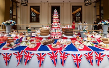 A tea party for The late Queen's platinum jubilee