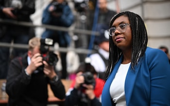 Kemi Badenoch MP attends a meeting at Number 10 Downing Street
