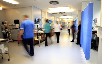  staff on a NHS hospital ward