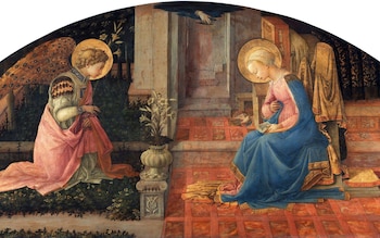 Annunciation by Fra Filippo Lippi