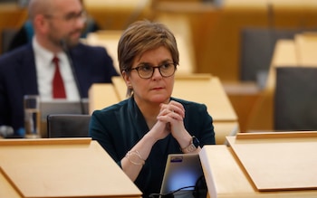 First Minister of Scotland Nicola Sturgeon during the debate for the Stage 3 Proceedings of the Gender Recognition Reform (Scotland)