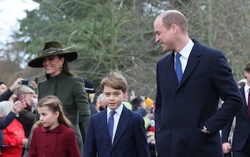 Royal family at Sandringham 