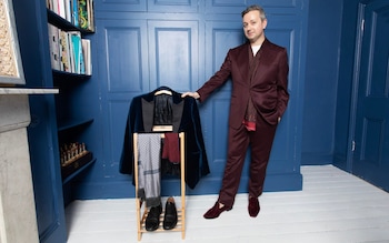 Stephen Doig pictured with a valet stand