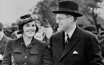 Rosemary Kennedy with her father Joseph in 1938 at London Children's Zoo