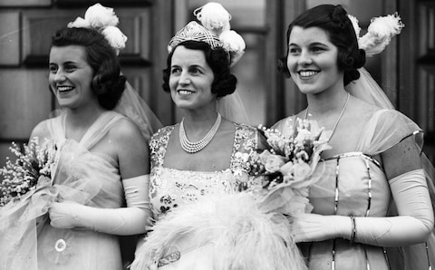 Rosemary Kennedy (right) with her mother Rose (centre) and sister Kathleen (left)