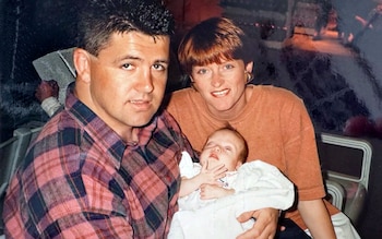 Warren Gatland with wife Trudi and daughter Shauna in 1992 - Warren Gatland exclusive: My baby daughter died at four months old – that’s what drives me