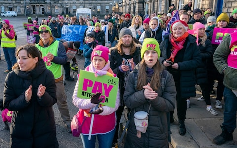 Strike action in Scotland could give a clue as to how schools in England would be affected