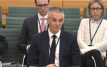 Tim Davie gives evidence to the public accounts committee on Thursday